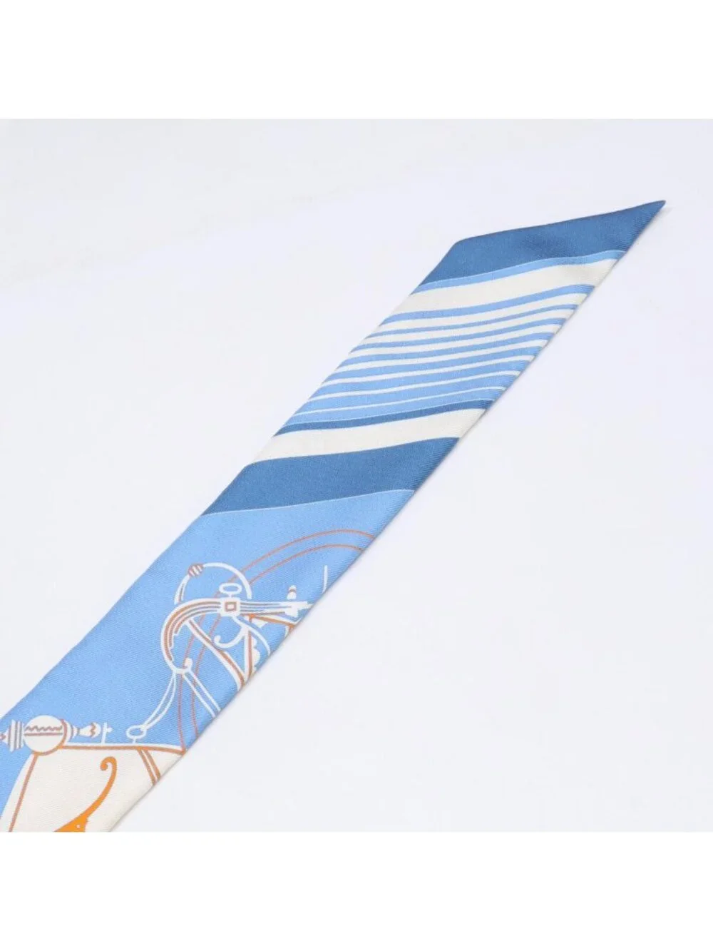 ★SOLD★ Hermes Exlibris Silk Twilly - Picture 4 of 9
